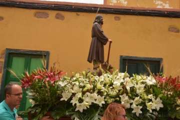 Misa, procesión y desfile de ganado en La Pardilla (Foto Francisco Javier Santana)